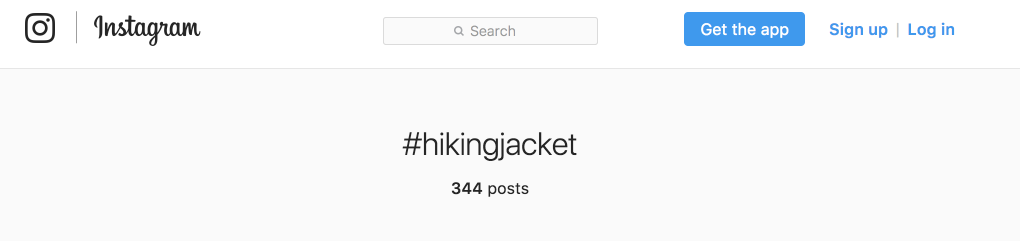 Chaqueta de trekking Hashtag
