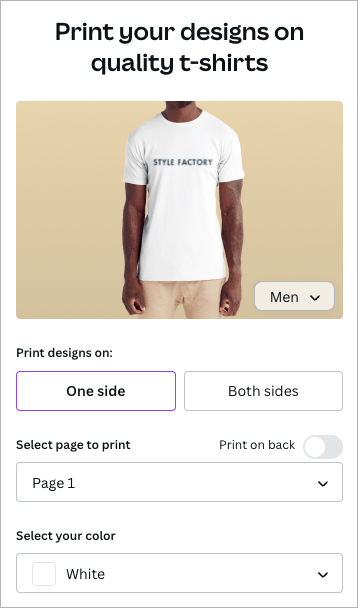 Diseñando una camiseta con Canva