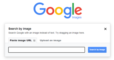 URL de pegado de búsqueda de imágenes de Google