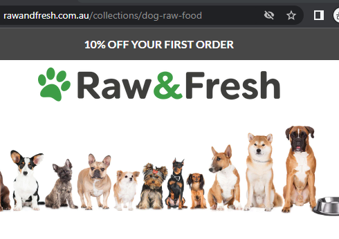 Las URL compatibles con SEO van a RawandFresh.com.au