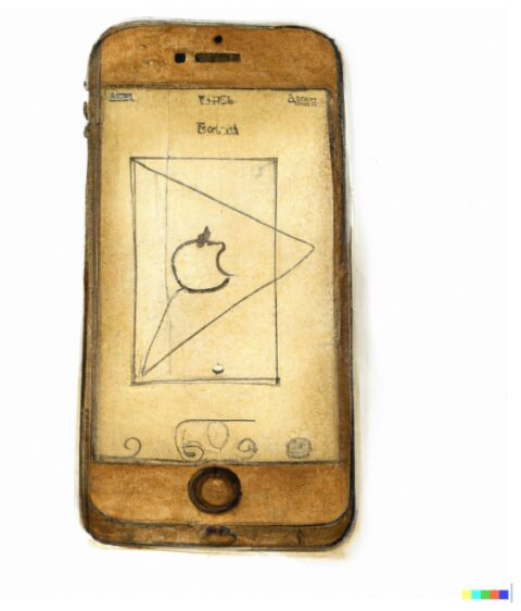 iPhone al estilo de Da Vinci