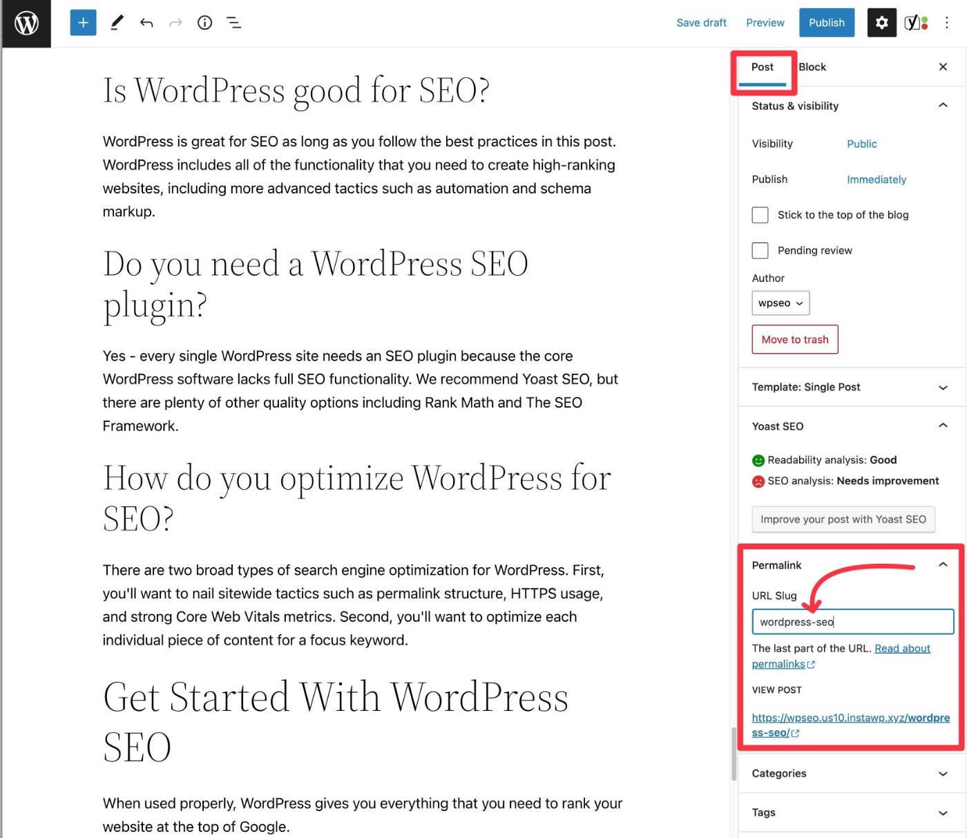 Optimiza tu URL de WordPress para SEO