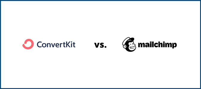 Logotipos de productos para ConvertKit vs.  mailchimp