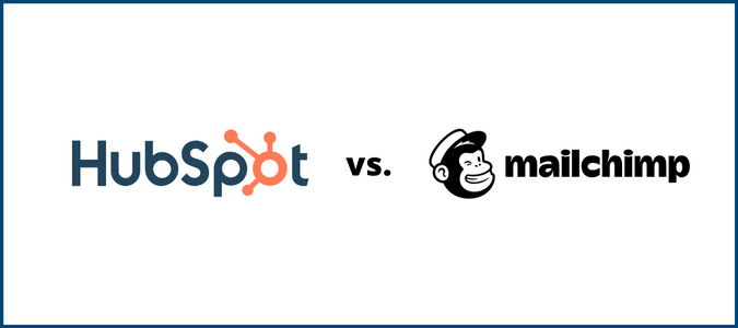Logotipos corporativos para Crazy Egg HubSpot vs.  mailchimp