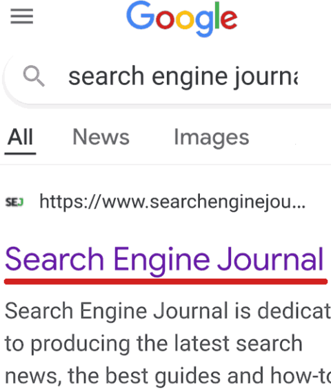 Resultado de la búsqueda de palabras clave del diario de búsqueda del motor de búsqueda.