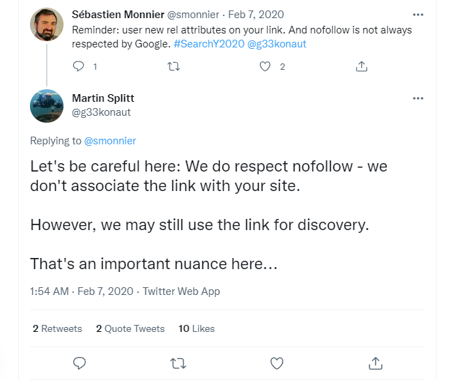 Martin Splitt aclaró aún más las ramificaciones de la actualización en una respuesta al tweet.
