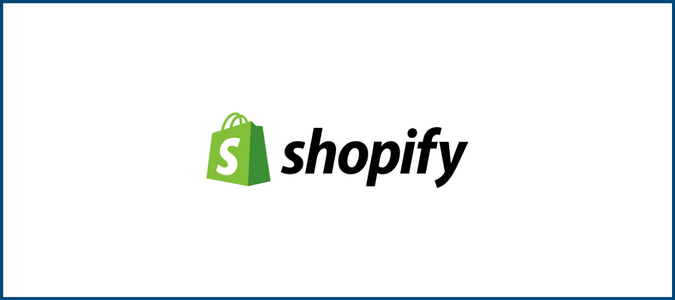 Logotipo de la marca Shopify.