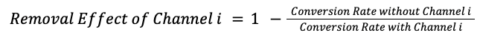 Fórmula del efecto de eliminación de la cadena de Markov