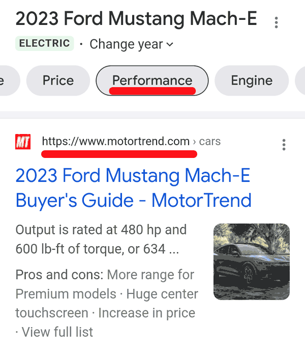 Capturas de pantalla del Ford Mustang Mach-E