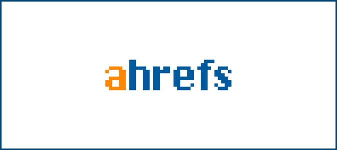 Logotipo de la marca Ahrefs.
