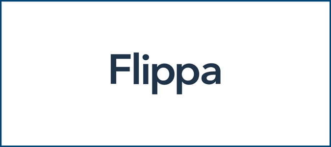 Logotipo de la marca Flippa.