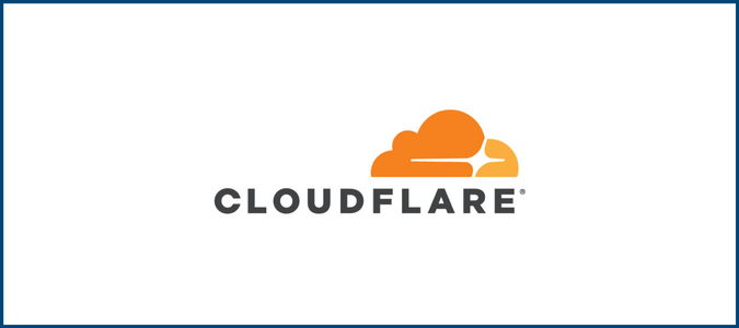 Logotipo de la marca DNS de Cloudflare.