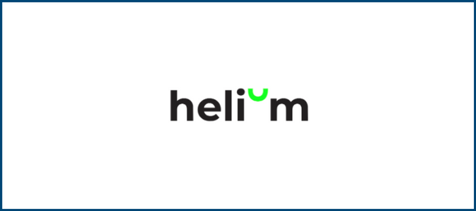 Logotipo de la marca Helium Sites.