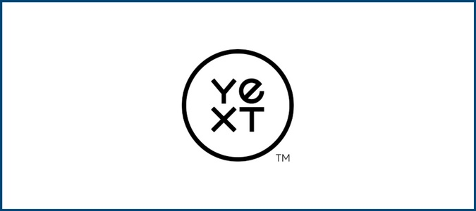 Logotipo de la marca Yext.