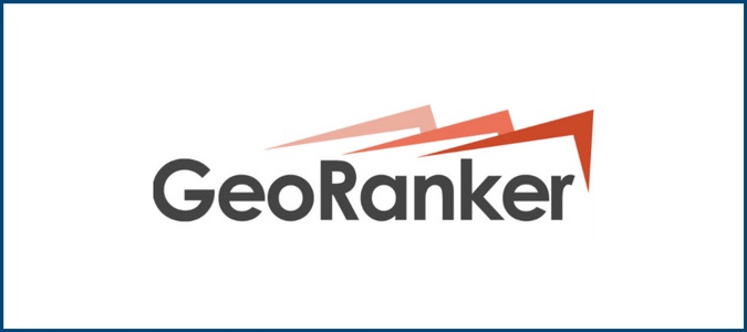 Logotipo de la marca GeoRanker.