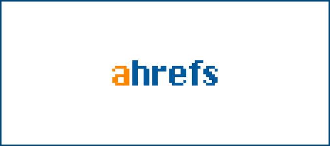 Logotipo de la marca Ahrefs.