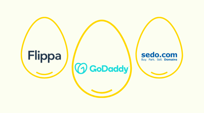 Los huevos de oro de Crazy Egg: los mejores sitios de subastas de dominios.