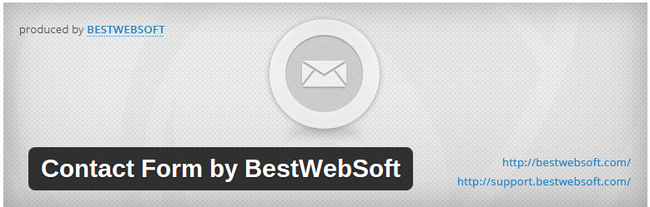 Formulario de contacto del complemento BestWebSoft WordPress.