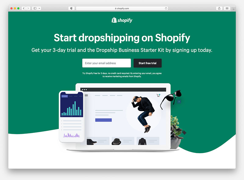 Kit de inicio de dropshipping de Shopify