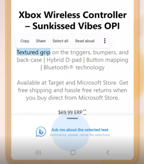 Microsoft presenta nuevas experiencias móviles para Bing y Edge