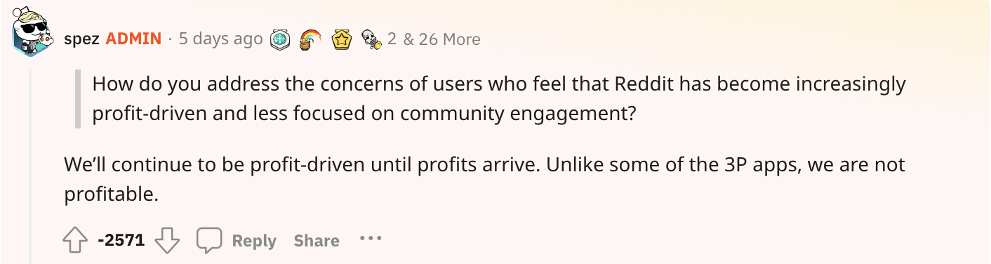 Las comunidades populares de Reddit apoyan a estos desarrolladores de aplicaciones en protestas prolongadas