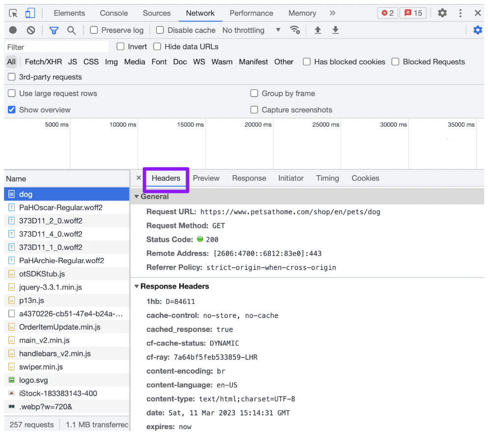 Uso de Chrome DevTools para diagnosticar problemas del sitio en una auditoría