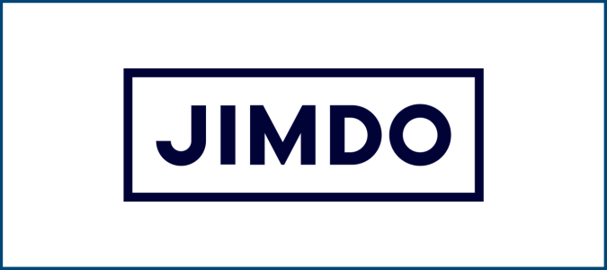 Jimdo logo for Crazy Egg Jimdo review.