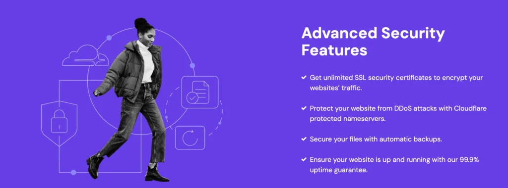 Hostinger advanced security features image