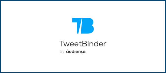 Tweet Binder logo for Crazy Egg Tweet Binder review. 
