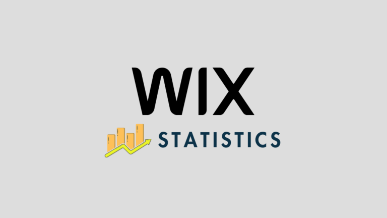 'Wix Statistics' — The Wix logo and a bar chart graphic on a light grey background.